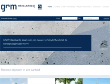 Tablet Screenshot of gnmmakelaardij.nl